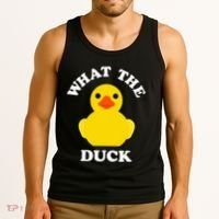 Cute Rubber Duck Lover Bird Quack Duckies Funny Rubber Ducky Tank Top thumb 3