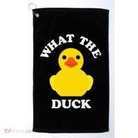 Cute Rubber Duck Lover Bird Quack Duckies Funny Rubber Ducky Golf Towel thumb 0