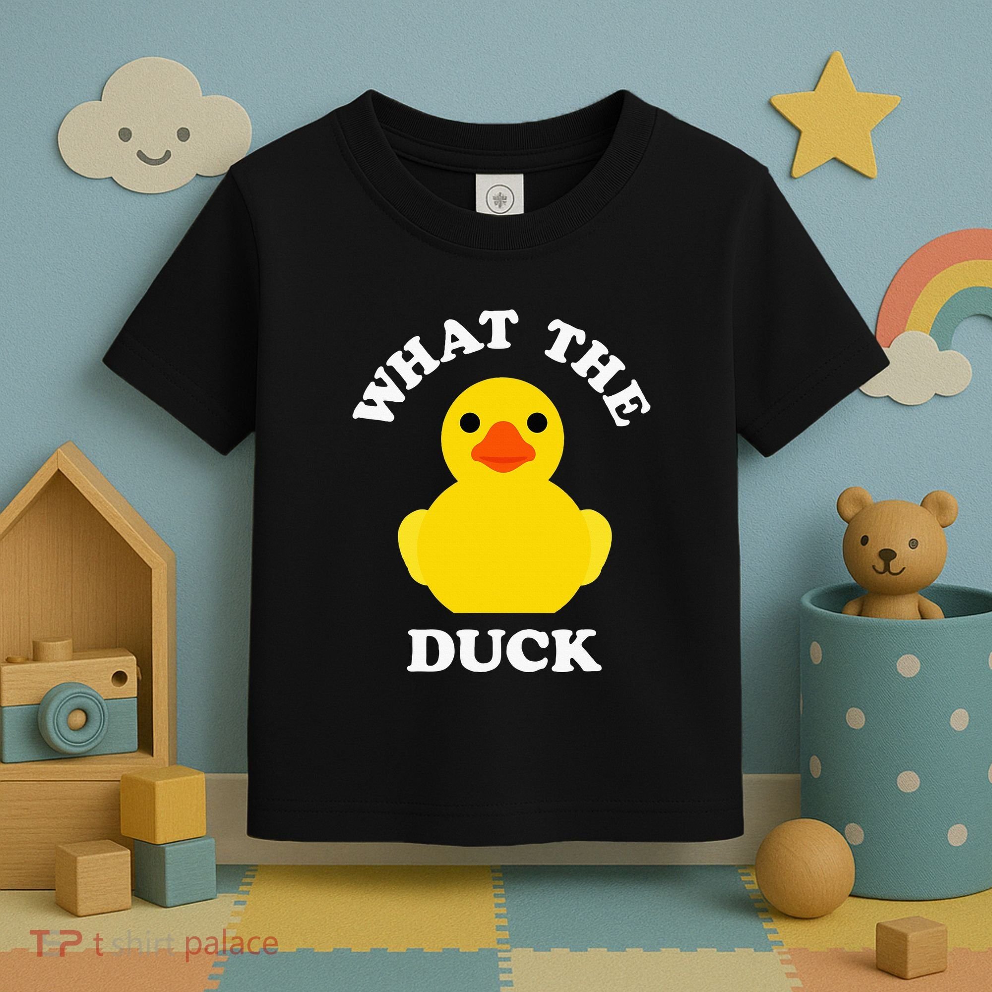 Cute Rubber Duck Lover Bird Quack Duckies Funny Rubber Ducky Toddler T-Shirt