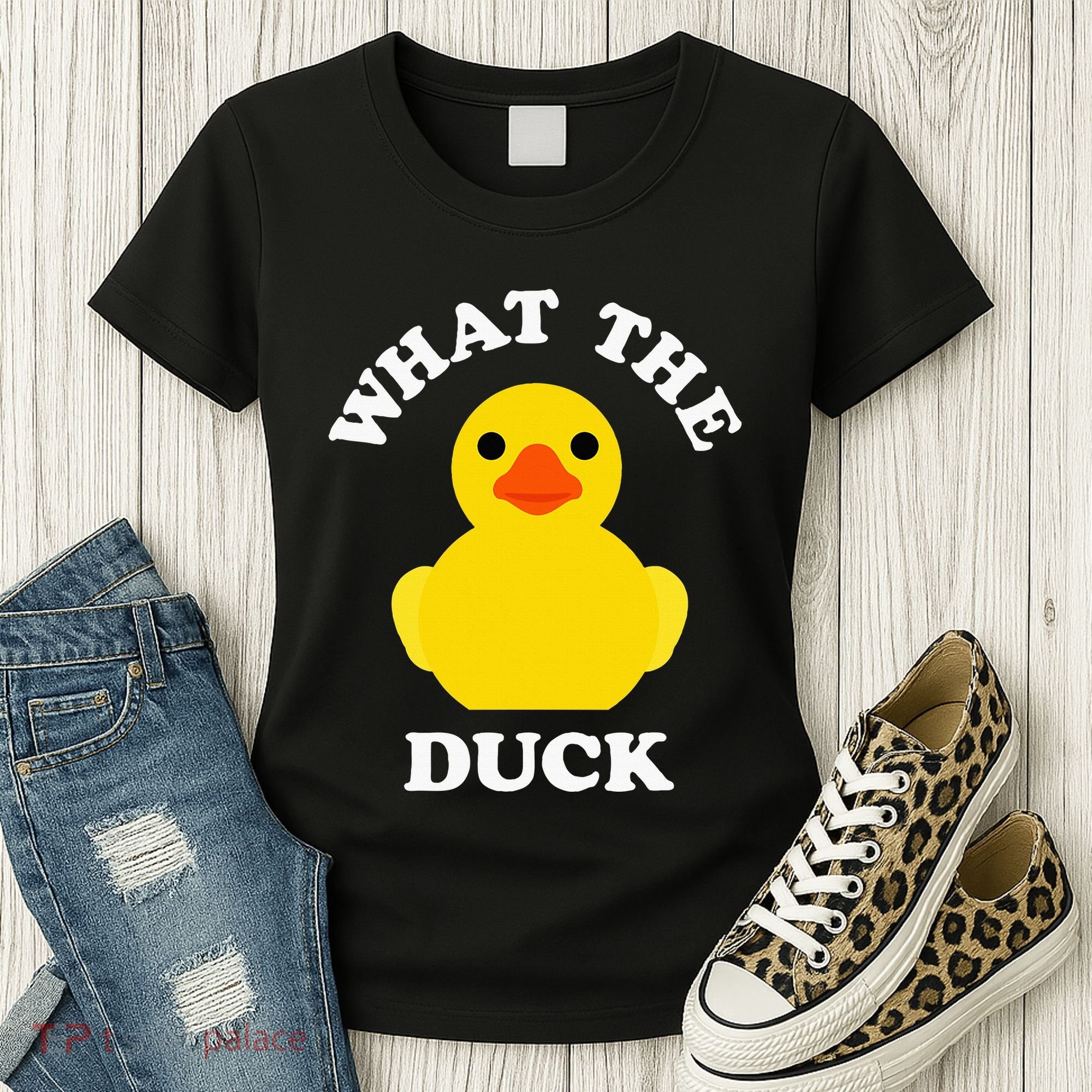 Cute Rubber Duck Lover Bird Quack Duckies Funny Rubber Ducky Women's T-Shirt