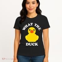 Cute Rubber Duck Lover Bird Quack Duckies Funny Rubber Ducky Women's T-Shirt thumb 4