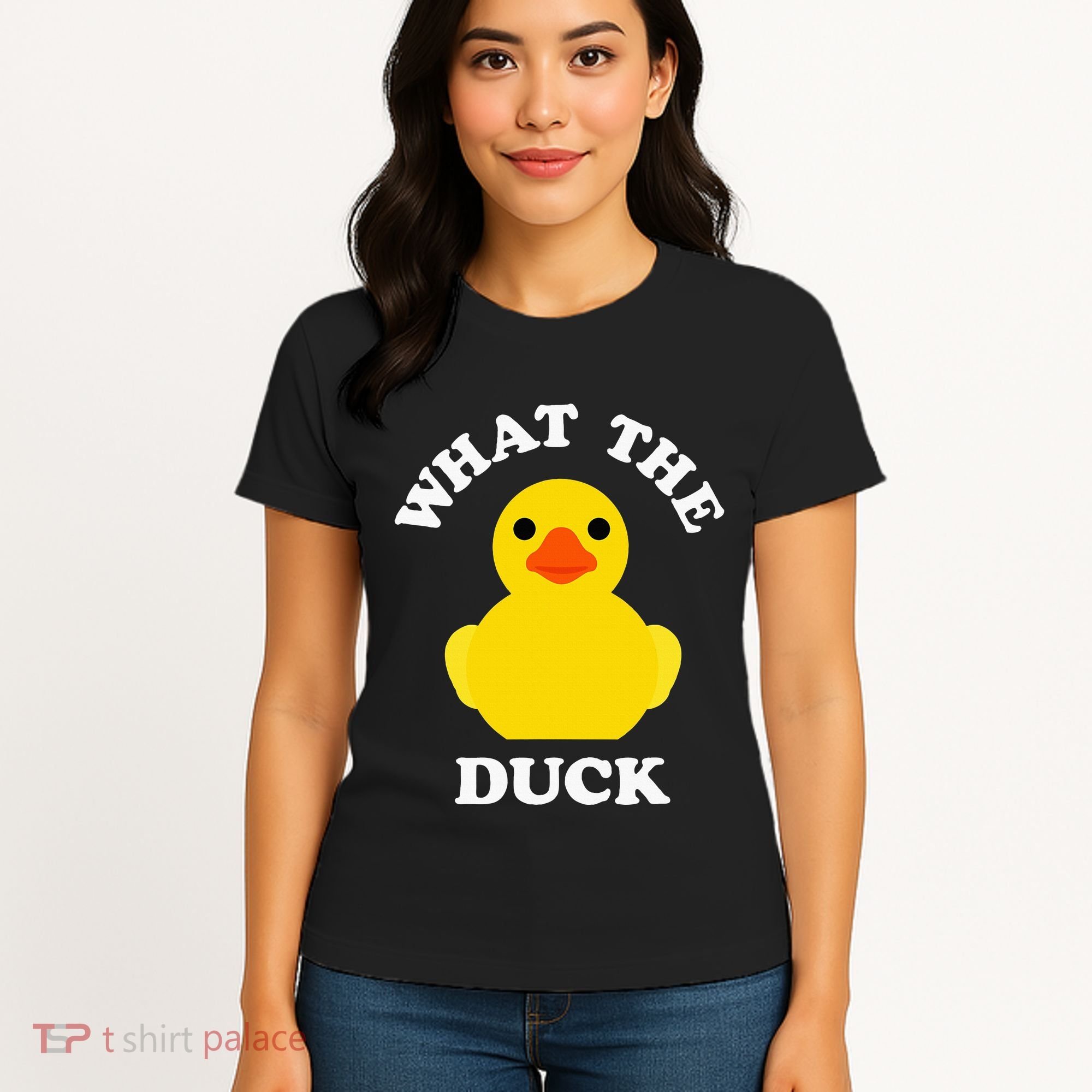 Cute Rubber Duck Lover Bird Quack Duckies Funny Rubber Ducky Women's T-Shirt