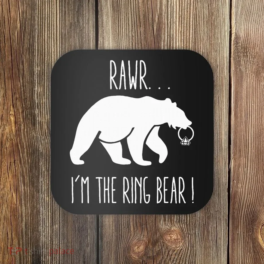 Cute Rehearsal Dinner For Ring Bearer Coaster