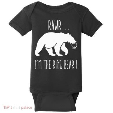 Cute Rehearsal Dinner For Ring Bearer Baby Bodysuit