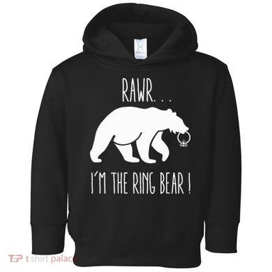 Cute Rehearsal Dinner For Ring Bearer Toddler Hoodie