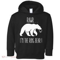 Cute Rehearsal Dinner For Ring Bearer Toddler Hoodie thumb 0