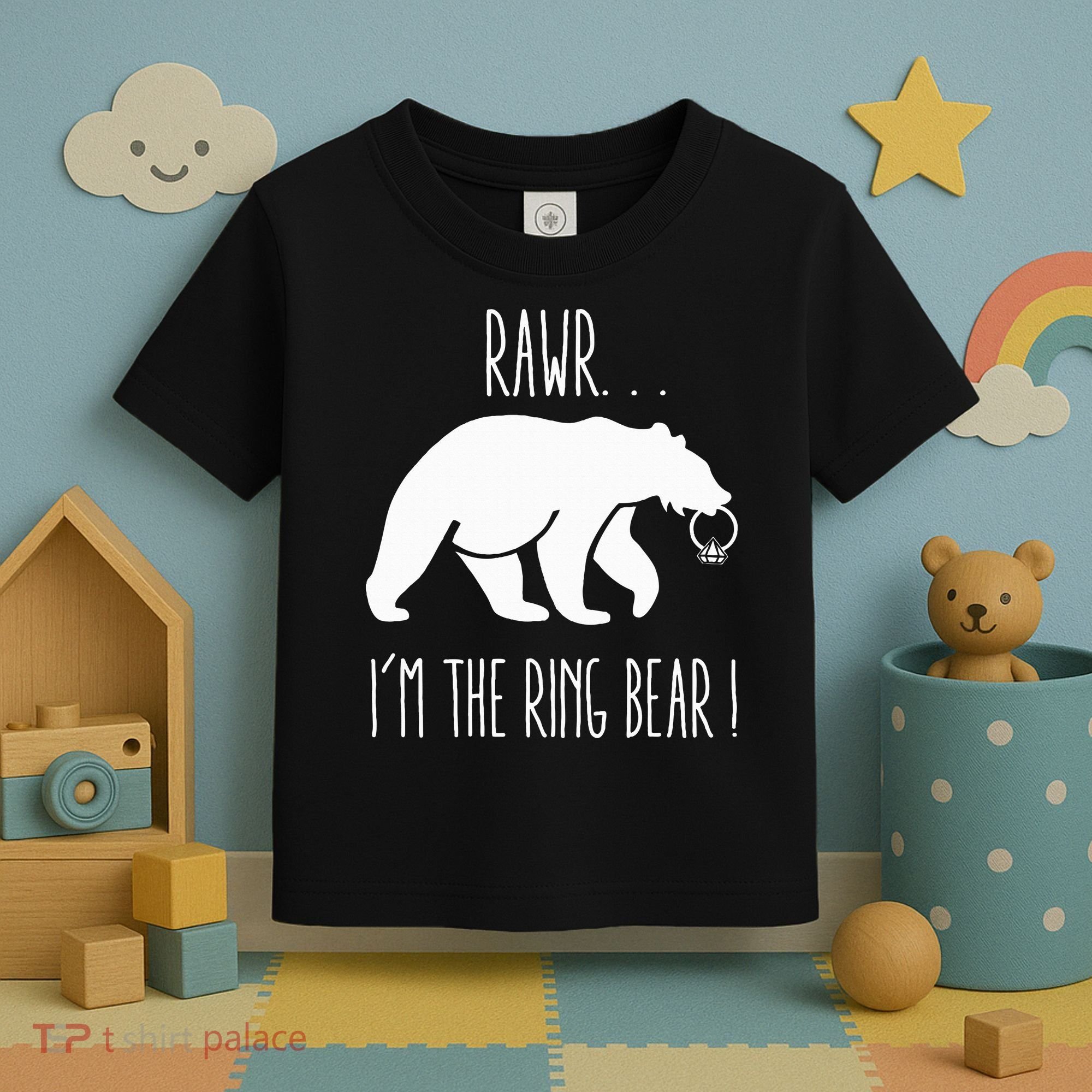 Cute Rehearsal Dinner For Ring Bearer Toddler T-Shirt