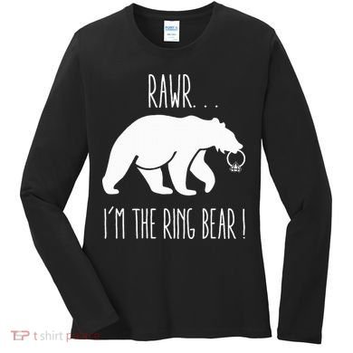 Cute Rehearsal Dinner For Ring Bearer Women's Long Sleeve Shirt