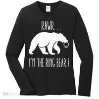 Cute Rehearsal Dinner For Ring Bearer Women's Long Sleeve Shirt thumb 0