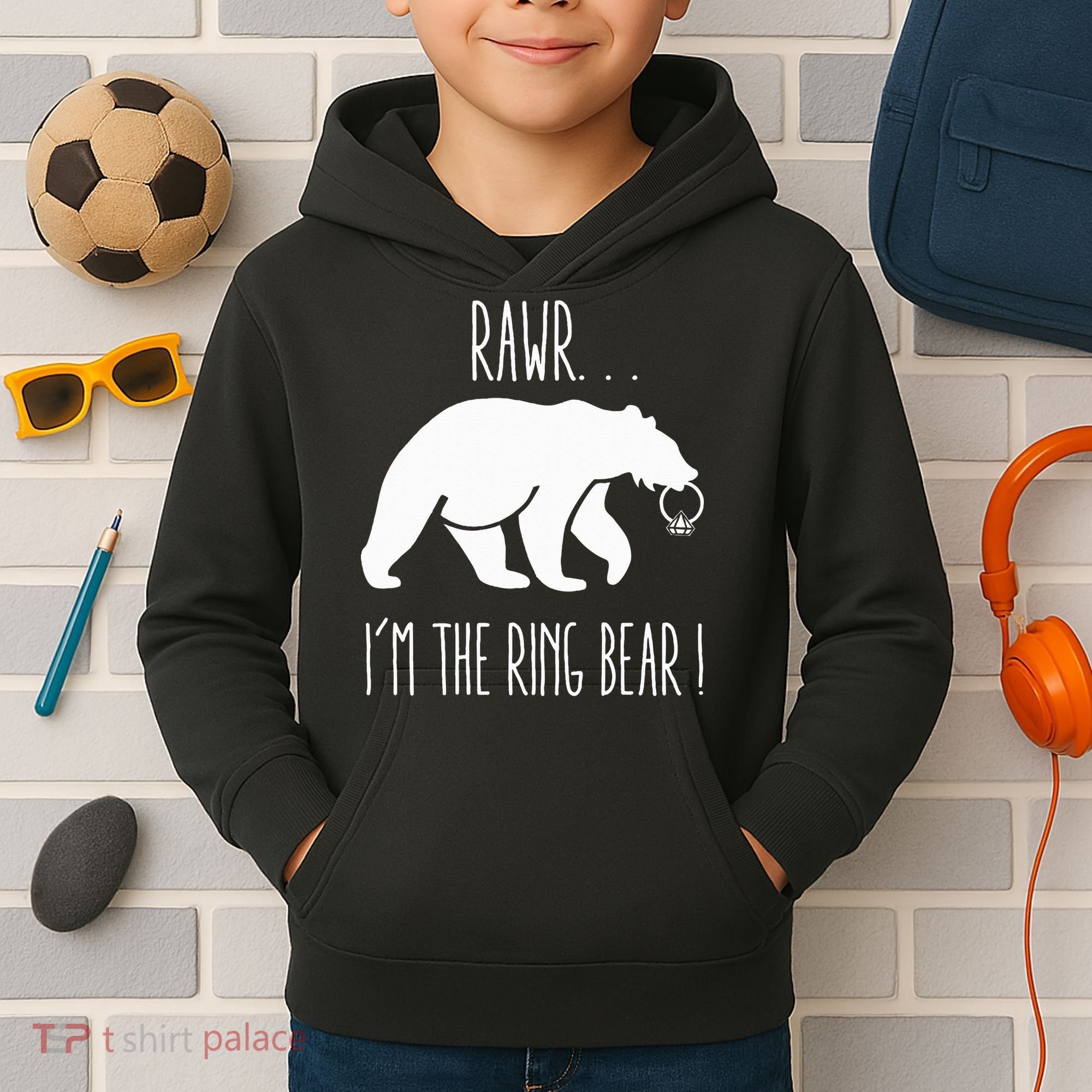 Cute Rehearsal Dinner For Ring Bearer Kids Hoodie