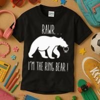 Cute Rehearsal Dinner For Ring Bearer Kids T-Shirt thumb 3