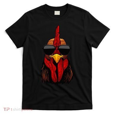 Cool Rooster Design Chicken Rooster Lover T-Shirt