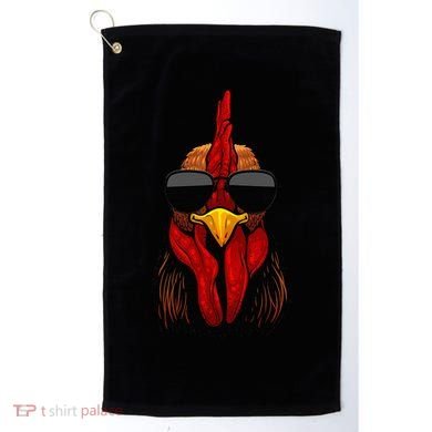 Cool Rooster Design Chicken Rooster Lover Golf Towel