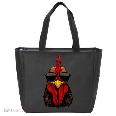 Cool Rooster Design Chicken Rooster Lover Tote Bag