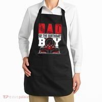 Car Racing Dad Of Birthday Boy Formula Race Car Driver Apron thumb 2