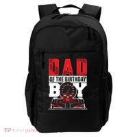 Car Racing Dad Of Birthday Boy Formula Race Car Driver Backpack thumb 0