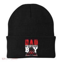 Car Racing Dad Of Birthday Boy Formula Race Car Driver Beanie thumb 0