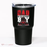Car Racing Dad Of Birthday Boy Formula Race Car Driver Tumbler thumb 0