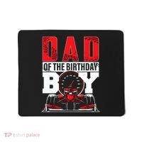 Car Racing Dad Of Birthday Boy Formula Race Car Driver Mousepad thumb 0