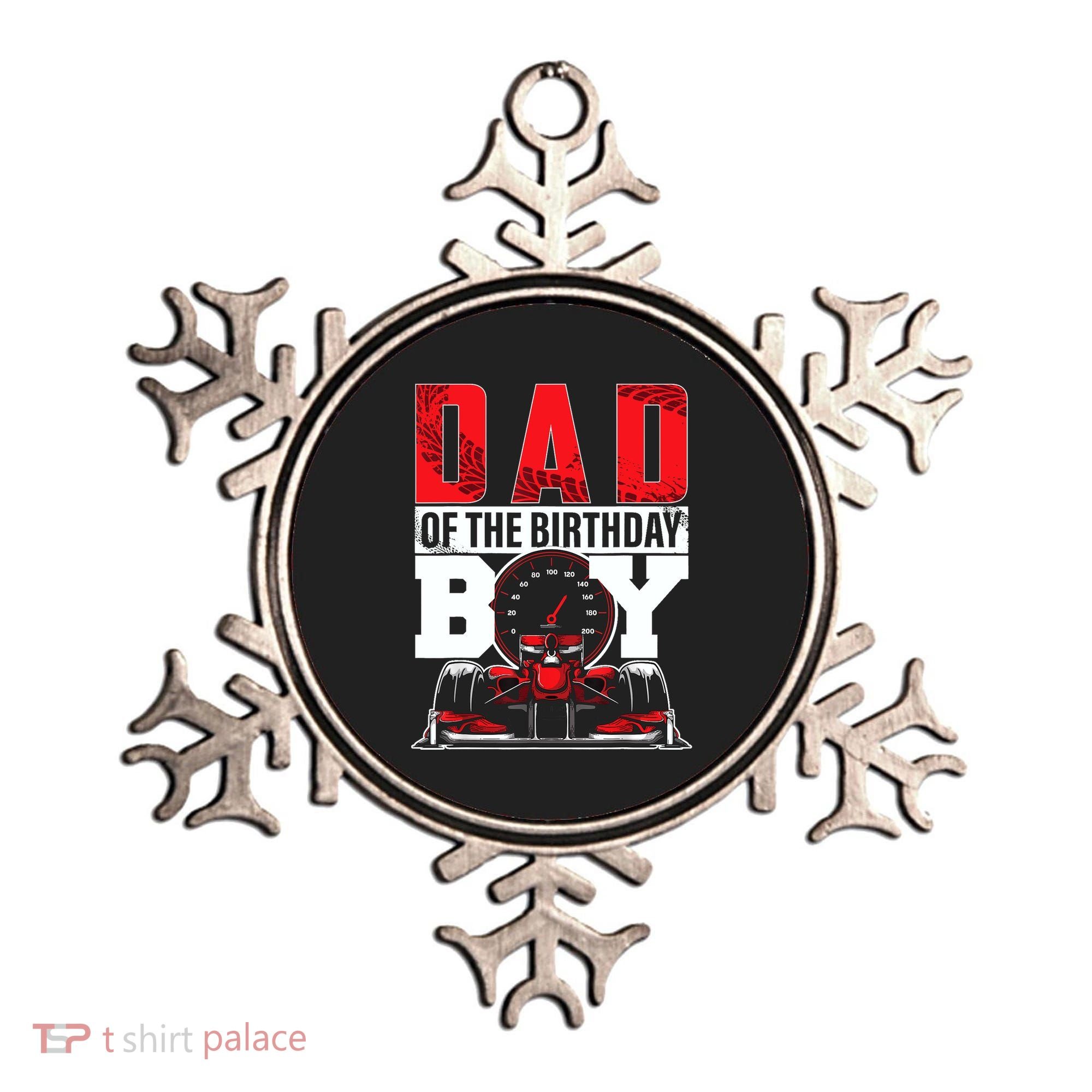 Car Racing Dad Of Birthday Boy Formula Race Car Driver Ornament