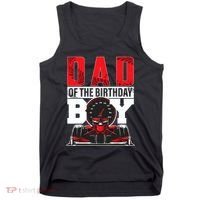 Car Racing Dad Of Birthday Boy Formula Race Car Driver Tank Top thumb 0