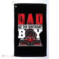 Car Racing Dad Of Birthday Boy Formula Race Car Driver Golf Towel thumb 0