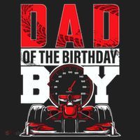 Car Racing Dad Of Birthday Boy Formula Race Car Driver Golf Towel thumb 3