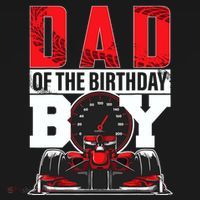 Car Racing Dad Of Birthday Boy Formula Race Car Driver Visor thumb 3