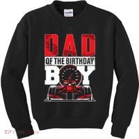Car Racing Dad Of Birthday Boy Formula Race Car Driver Kids Sweatshirt thumb 0