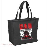 Car Racing Dad Of Birthday Boy Formula Race Car Driver Tote Bag thumb 2