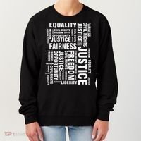 Civil Rights Equality Freedom Justice Liberty Women's Sweatshirt thumb 0