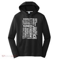 Civil Rights Equality Freedom Justice Liberty Performance Fleece Hoodie thumb 0