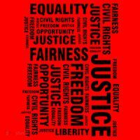 Civil Rights Equality Freedom Justice Liberty Santa Hat thumb 1