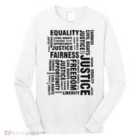 Civil Rights Equality Freedom Justice Liberty Long Sleeve Shirt thumb 0