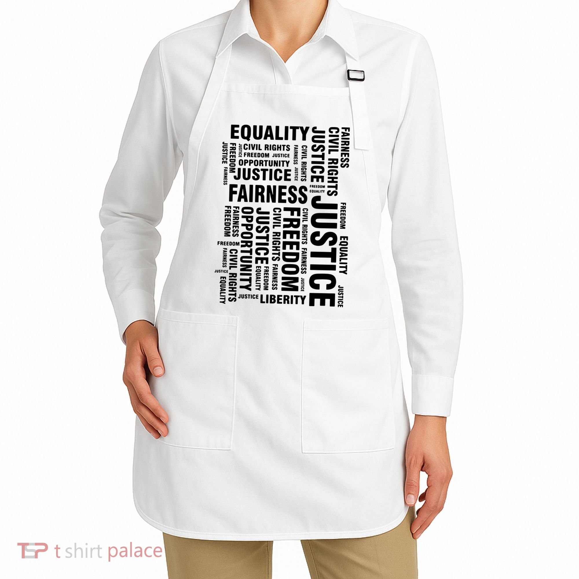 Civil Rights Equality Freedom Justice Liberty Apron