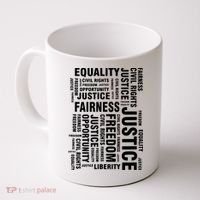 Civil Rights Equality Freedom Justice Liberty Coffee Mug thumb 0
