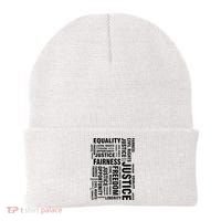 Civil Rights Equality Freedom Justice Liberty Beanie thumb 0