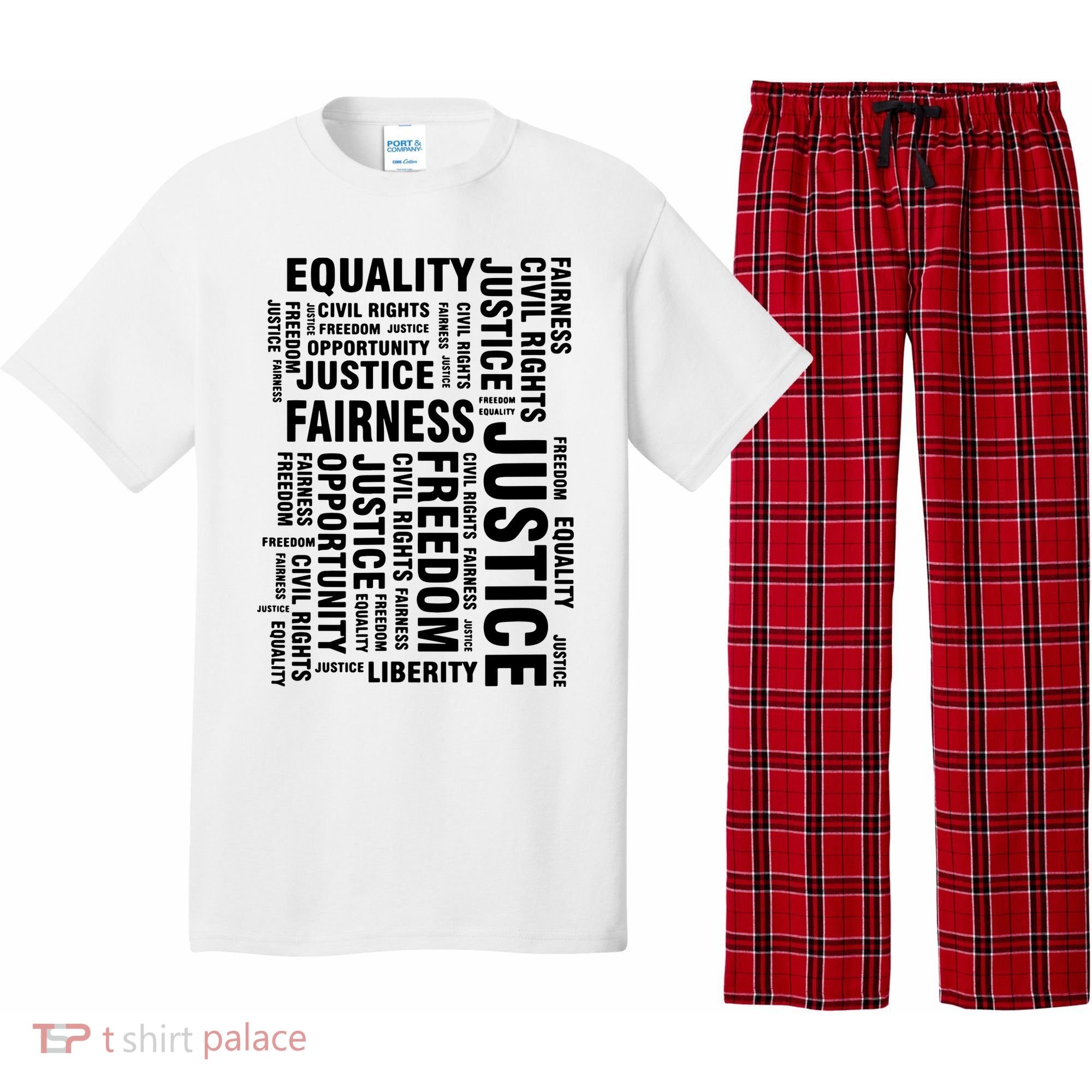 Civil Rights Equality Freedom Justice Liberty Pajama Set
