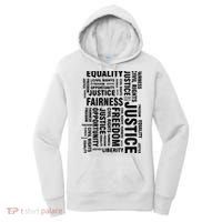 Civil Rights Equality Freedom Justice Liberty Women's Hoodie thumb 0