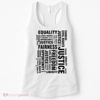 Civil Rights Equality Freedom Justice Liberty Women's Tank Top thumb 0