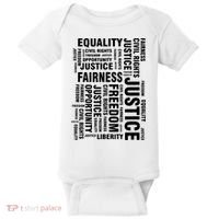 Civil Rights Equality Freedom Justice Liberty Baby Bodysuit thumb 0