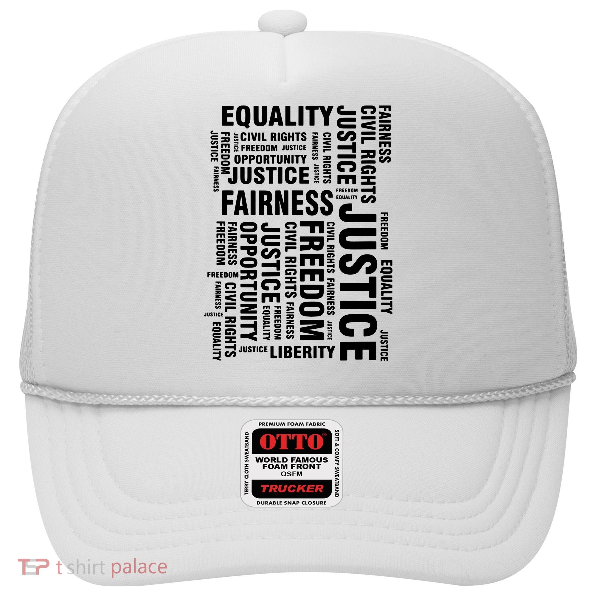 Civil Rights Equality Freedom Justice Liberty Hat