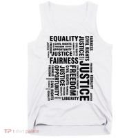 Civil Rights Equality Freedom Justice Liberty Tank Top thumb 0
