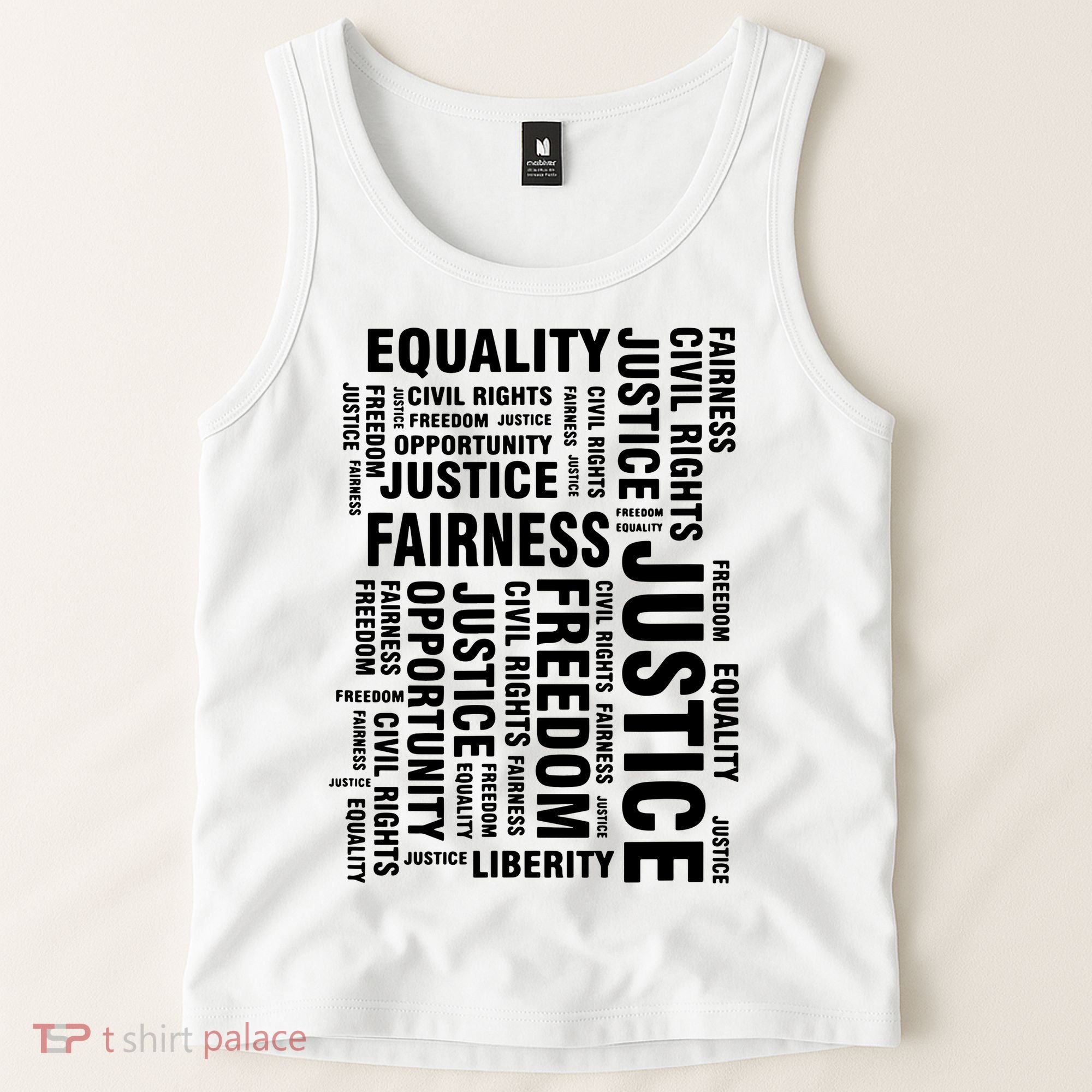 Civil Rights Equality Freedom Justice Liberty Tank Top