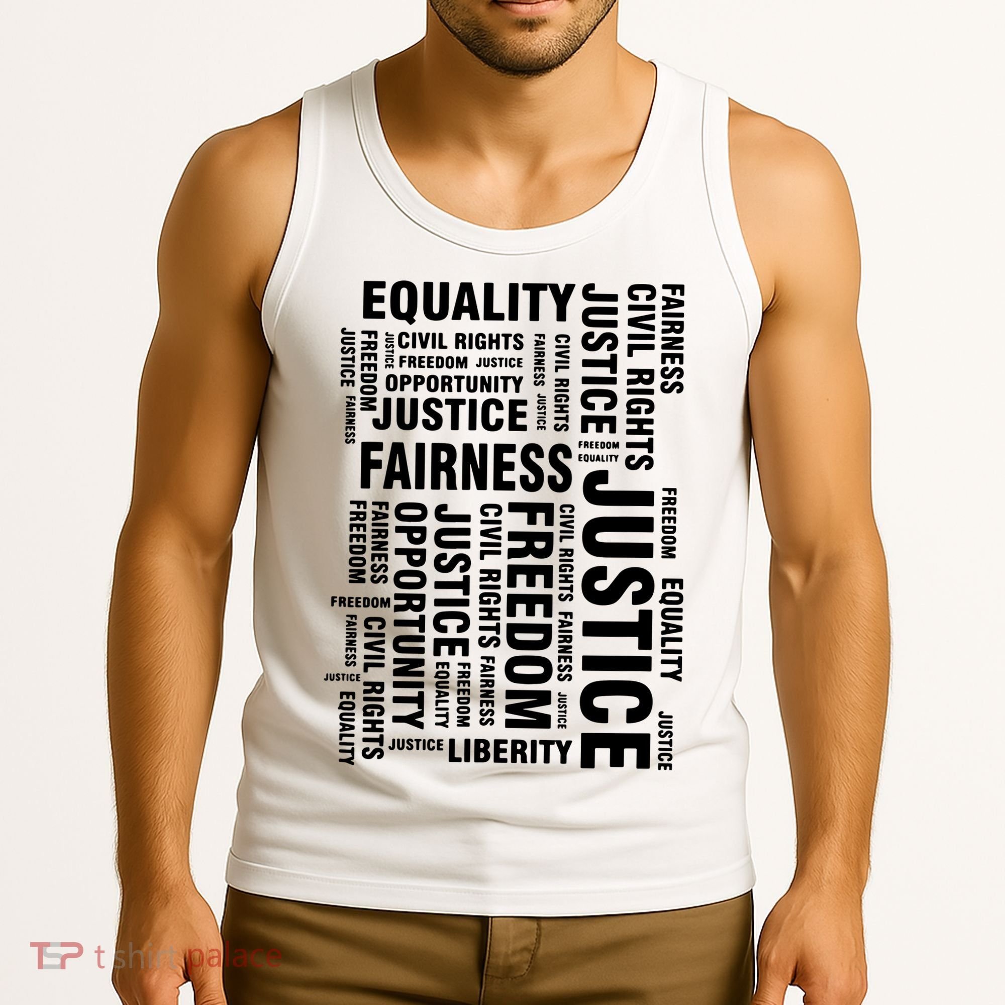 Civil Rights Equality Freedom Justice Liberty Tank Top