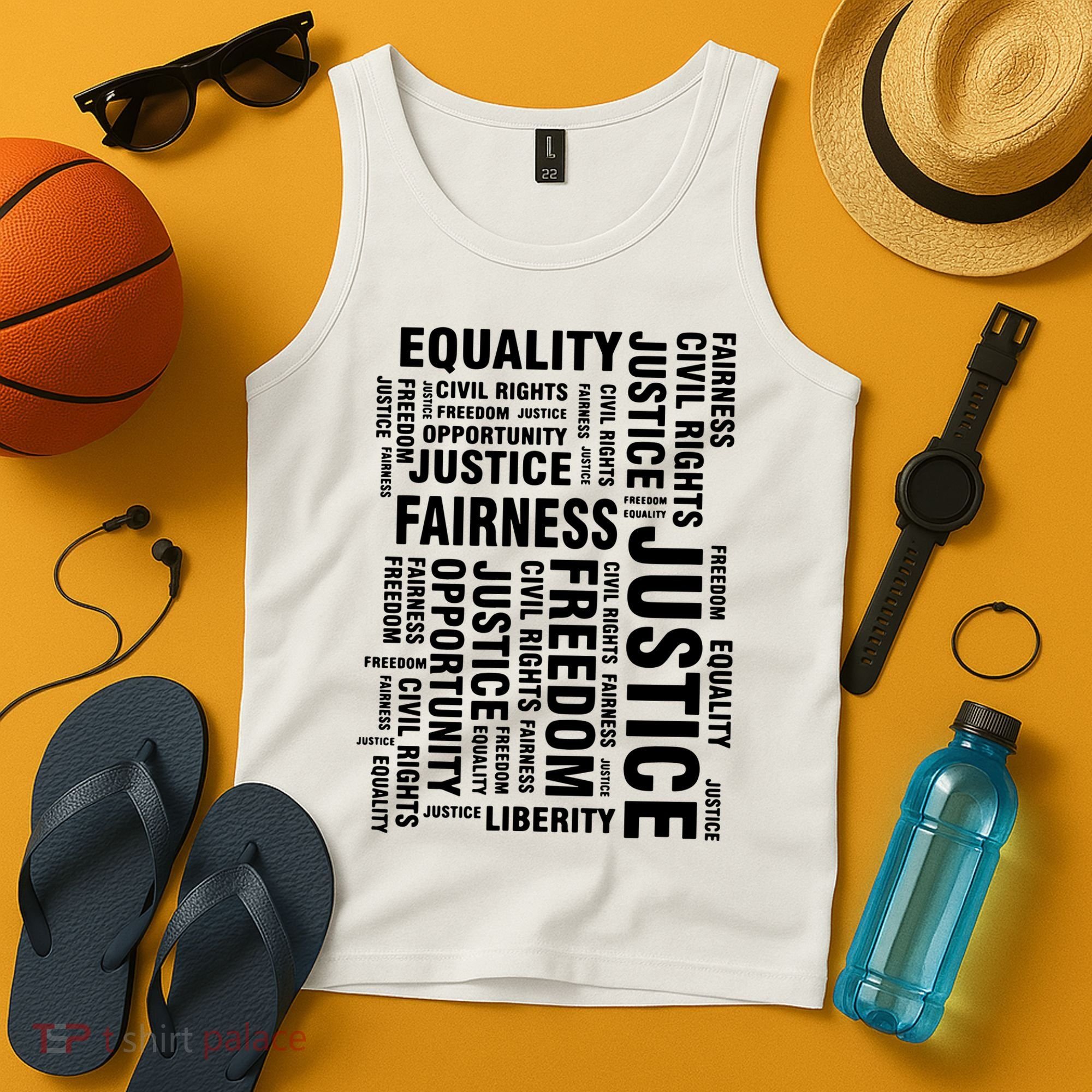 Civil Rights Equality Freedom Justice Liberty Tank Top