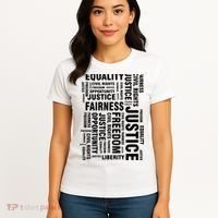 Civil Rights Equality Freedom Justice Liberty Women's T-Shirt thumb 4