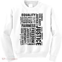 Civil Rights Equality Freedom Justice Liberty Kids Sweatshirt thumb 0