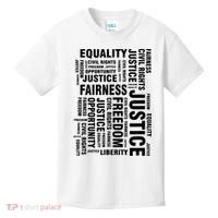 Civil Rights Equality Freedom Justice Liberty Kids T-Shirt thumb 0