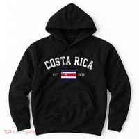 Costa Rica Est. 1821 Costa Rican Flag Independence Day Hoodie thumb 0